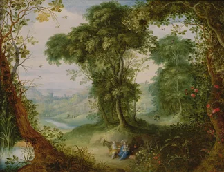 Repos pendant la fuite en Égypte